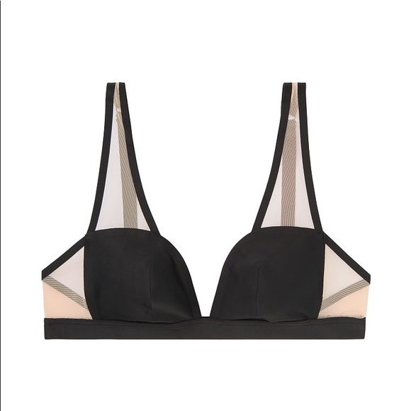 VS Unlined Mesh Bralette & Panty Set - NWT - Picture 3 of 7